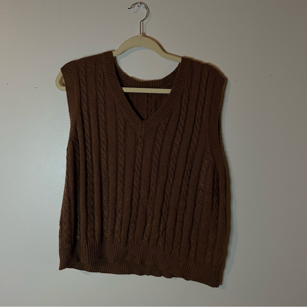Brown vest